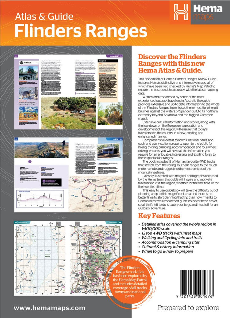 Flinders Ranges Atlas & Guide | Hema Maps - Books | A247 Gear