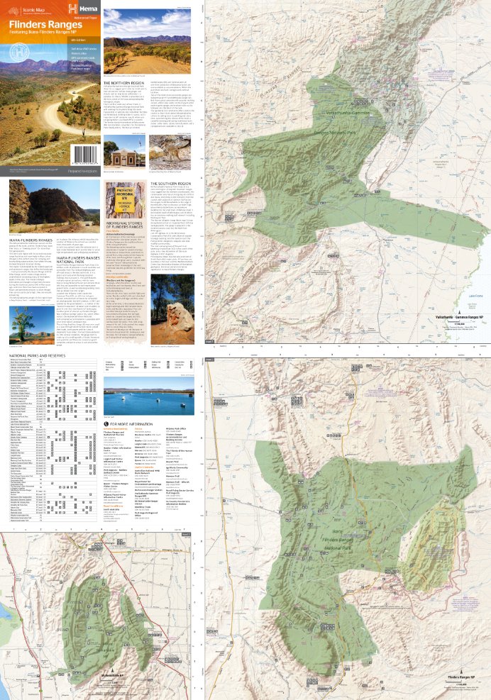 Flinders Ranges Map | Hema Maps - Maps | A247 Gear