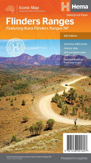 Flinders Ranges Map | Hema Maps - Maps | A247 Gear