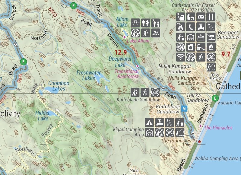 Load image into Gallery viewer, Fraser Island (K'gari) Map | Hema Maps - Maps | A247 Gear
