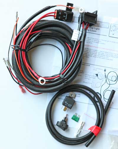 FYRLYT NEMISIS/MOFO 12V Wiring Loom | FYRLYT Driving Lights | A247 Gear