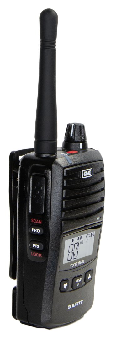 GME TX6165 5/1 Watt UHF CB Handheld Radio including Accessories | GME | A247 Gear