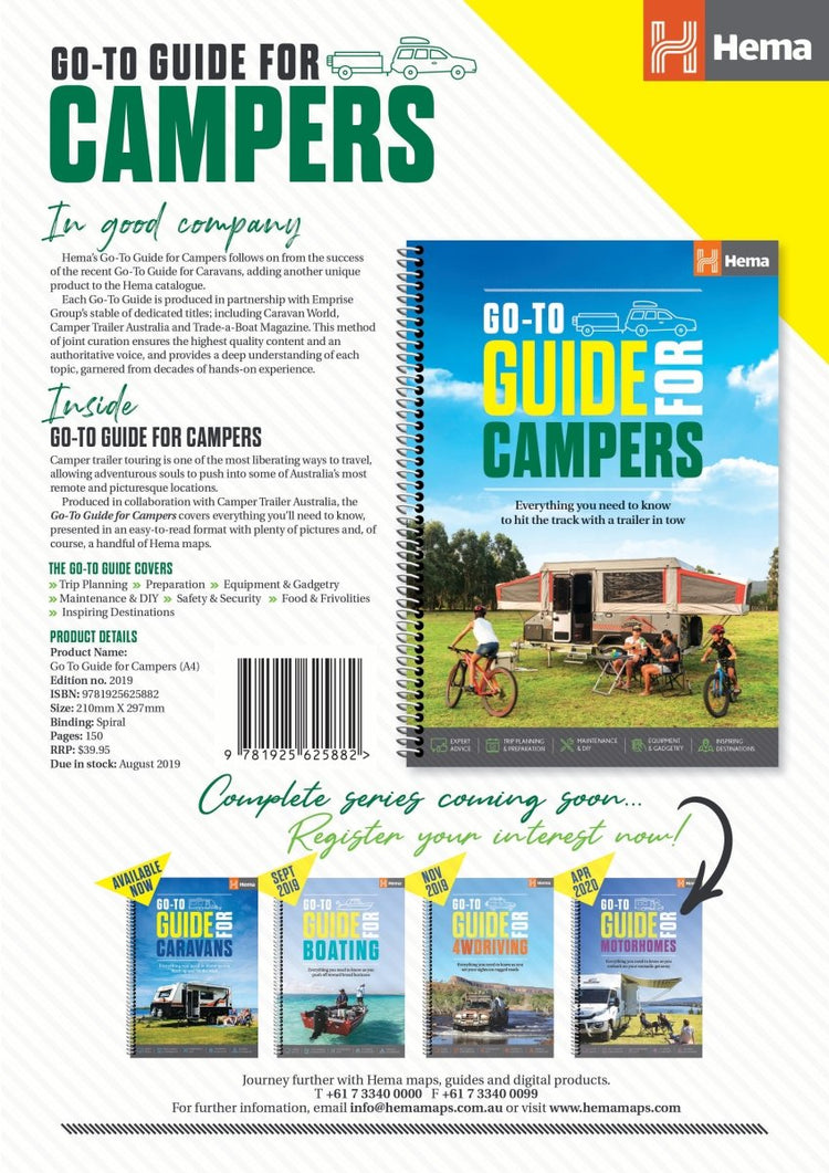 Go - To Guide for Campers | Hema Maps - Books | A247 Gear