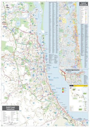 Gold Coast and Region Wall Map | Hema Maps - Maps | A247 Gear