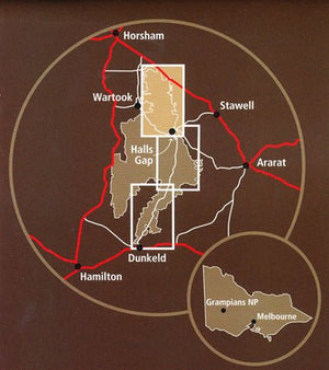 Grampians Peak Trail Central Map | Other Publishers | A247 Gear