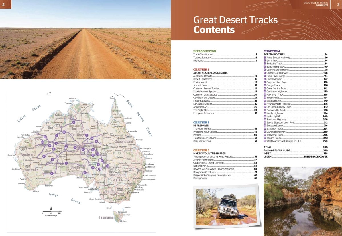Great Desert Tracks Atlas & Guide | Hema Maps - Books | A247 Gear