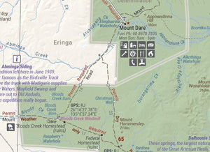 Great Desert Tracks Simpson Desert Map | Hema Maps - Maps | A247 Gear