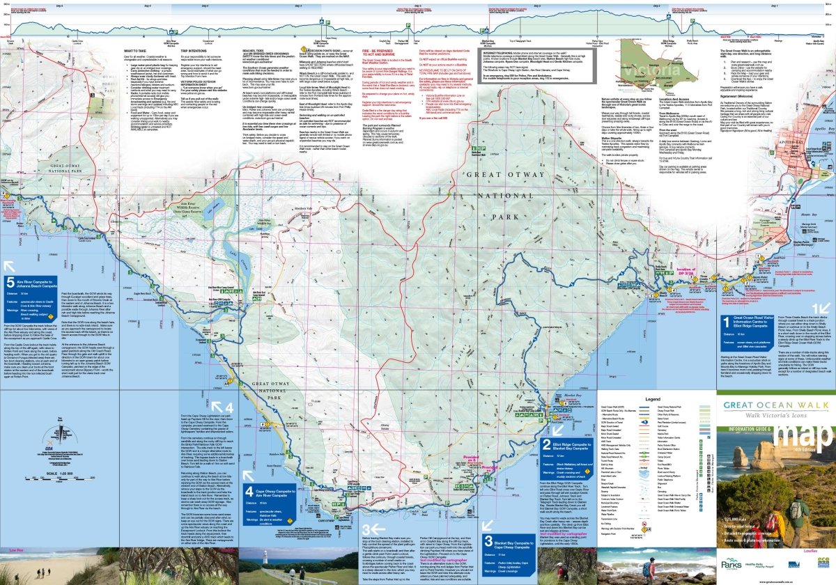 Great Ocean Walk Map - A247 Gear