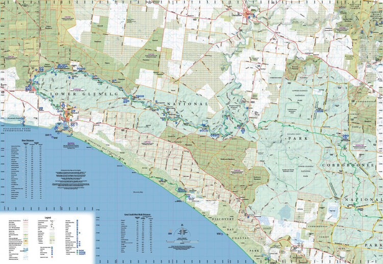 Great South West Walk & Lower Glenelg Map | Meridian Maps | A247 Gear