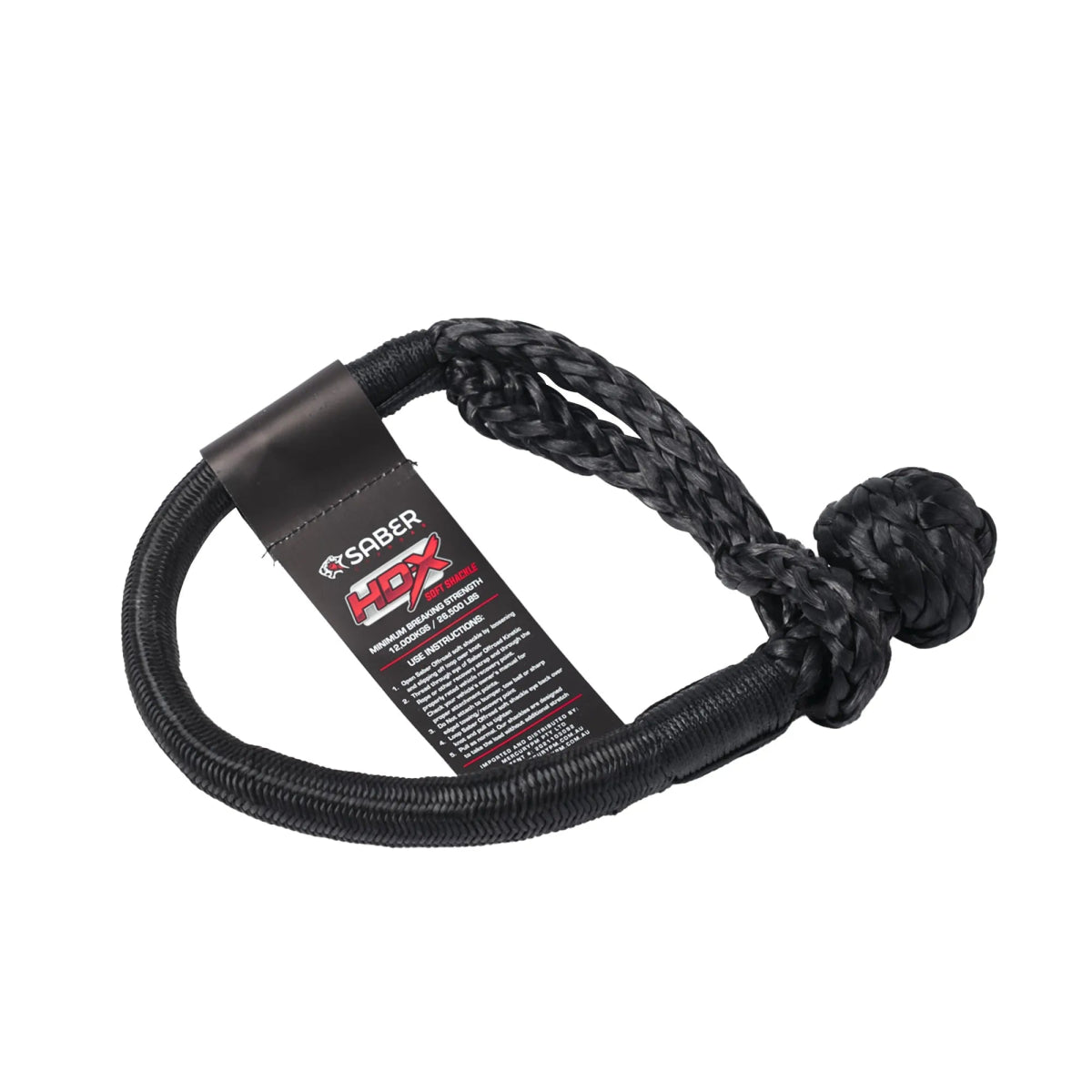 HDX Technora Bound Soft Shackle - 12,000KG | Saber Offroad | A247 Gear