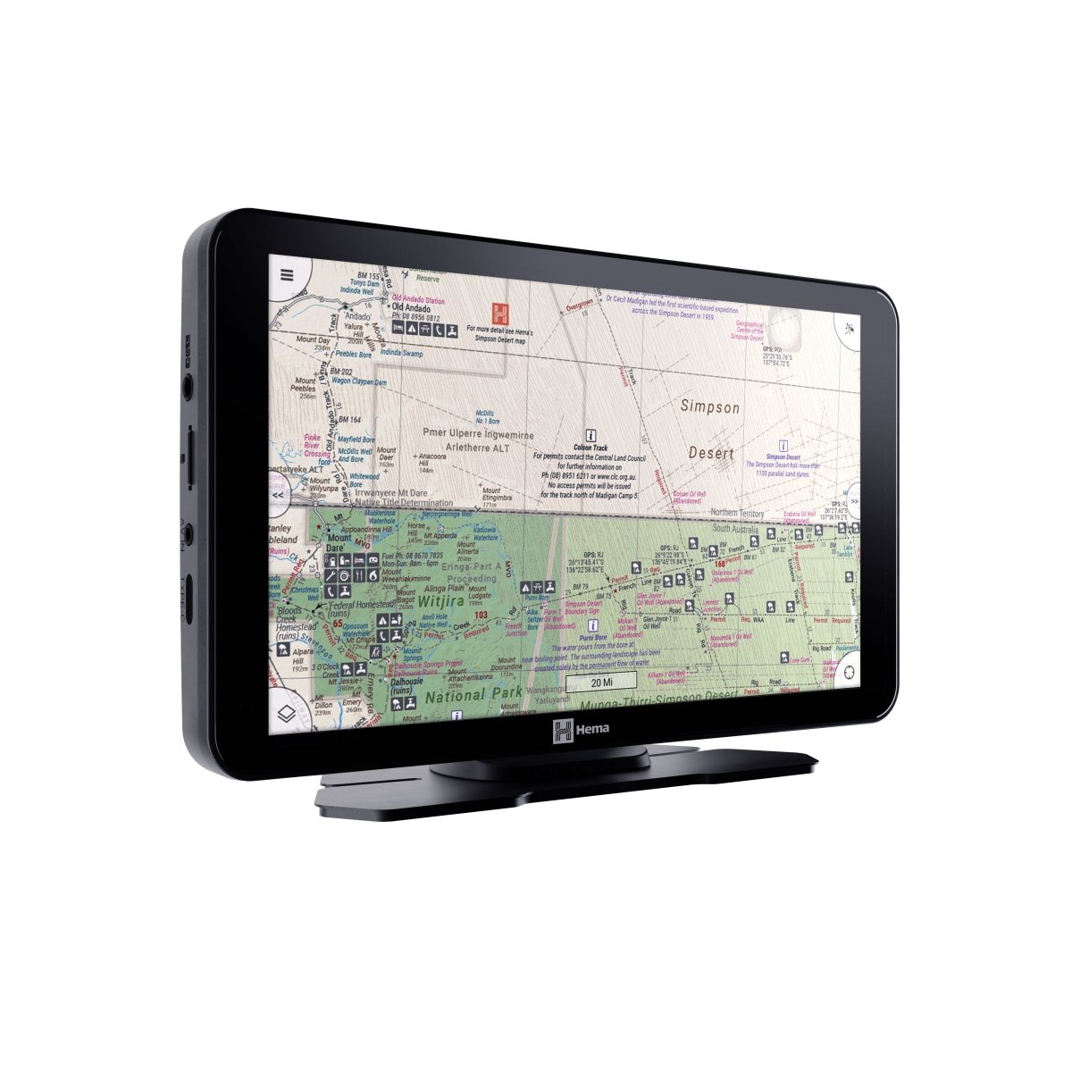 Hema 7" Smart Monitor with Dual Channel DVR | Hema Maps - Digital | A247 Gear