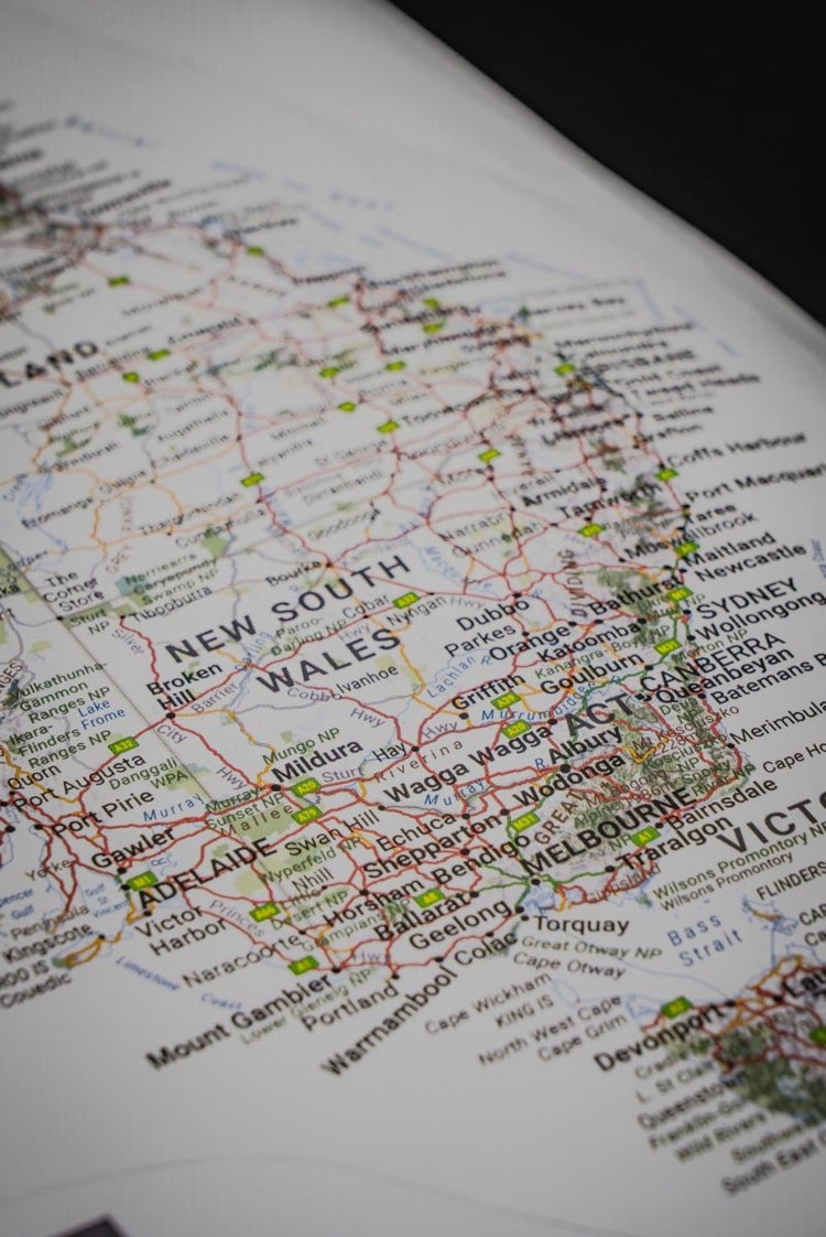 Hema Sticker Map (440mm x 370mm) | Other - Packaging, Misc. | A247 Gear