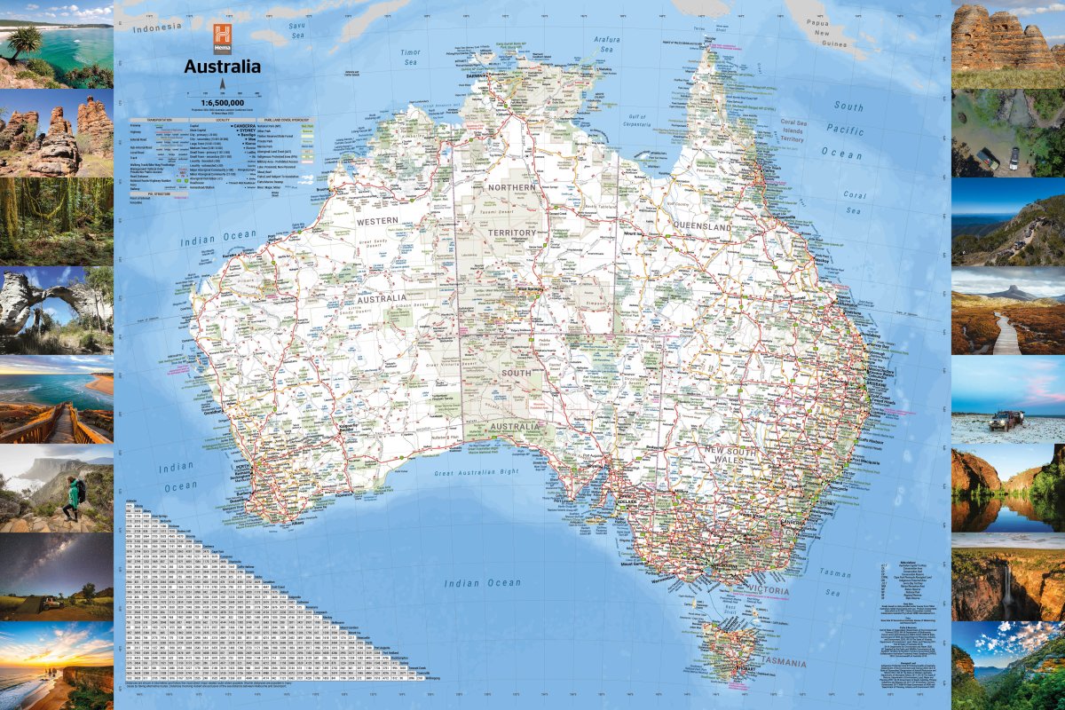 Hema's Australia Map Jigsaw - A247 Gear