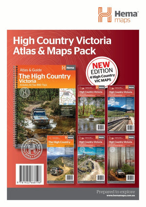 High Country Victoria Atlas & Maps Pack | Hema Maps - Maps | A247 Gear