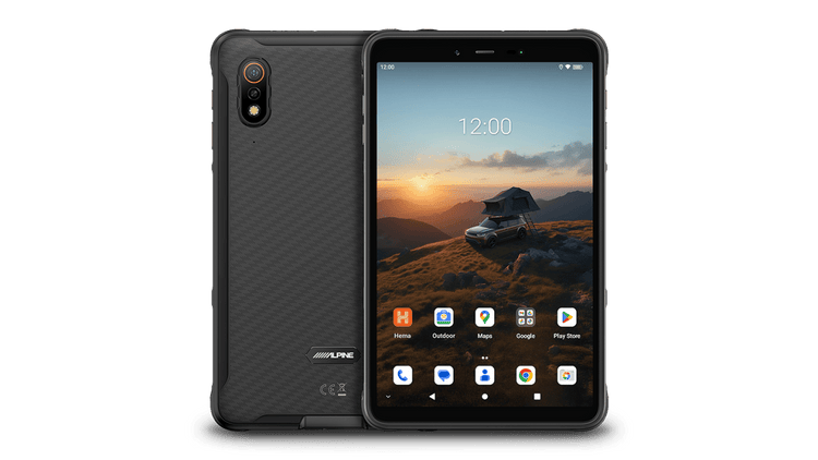 HX - Z8 Alpine 8 - Inch XL Rugged Portable Smart Navigator Including Hema Nav | Alpine | A247 Gear