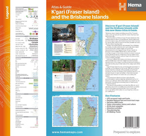 K'gari (Fraser Island) Atlas & Guide | Hema Maps - Books | A247 Gear