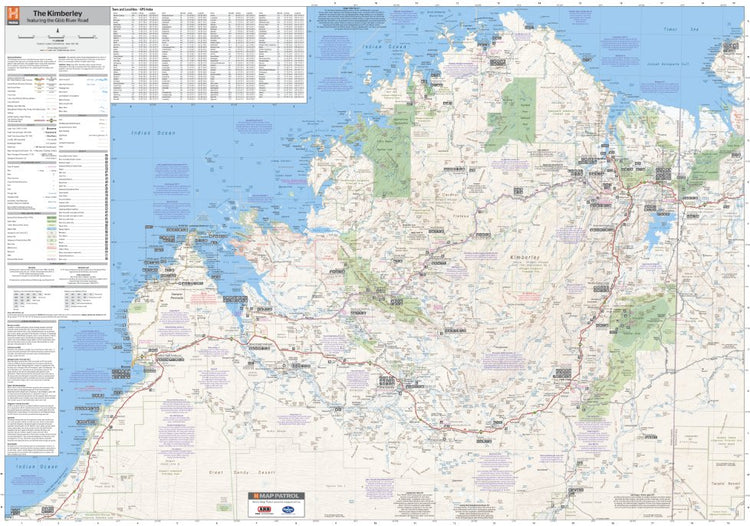 Kimberley Wall Map | Hema Maps - Maps | A247 Gear