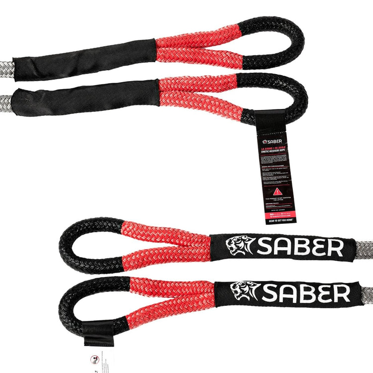 Kinetic Recovery Rope - 12,000KG | Saber Offroad | A247 Gear