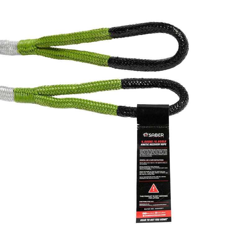 Kinetic Recovery Rope - 4,000KG | Saber Offroad | A247 Gear