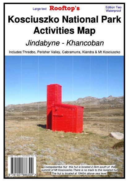 Kosciuszko National Park Forest Map | Rooftop Maps | A247 Gear