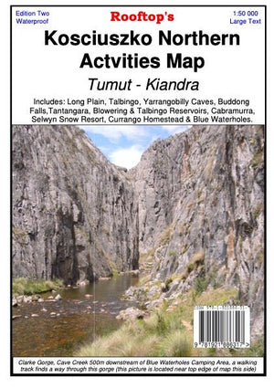 Kosciuszko Northern Activities Map | Rooftop Maps | A247 Gear