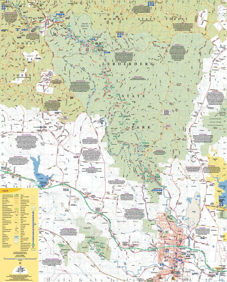 Lerderderg & Werribee Gorges Map Guide | Meridian Maps | A247 Gear