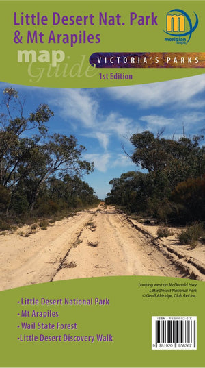 Little Desert National Park & Mt Arapiles Map Guide | Meridian Maps | A247 Gear