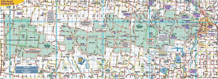 Little Desert National Park & Mt Arapiles Map Guide | Meridian Maps | A247 Gear