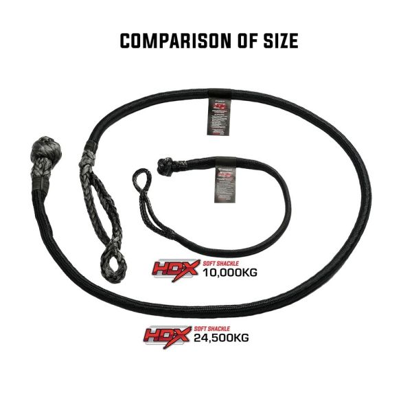 Long HDX SaberPro Technora Bound Soft Shackle - 24,500KG | Saber Offroad | A247 Gear