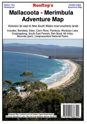 Mallacoota - Merimbula Adventure Map | Rooftop Maps | A247 Gear