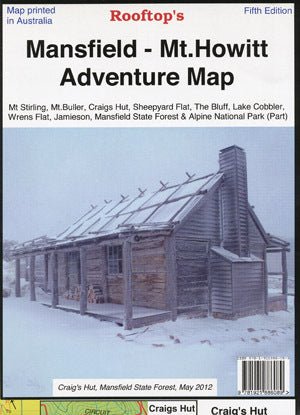 Mansfield - Mt Howitt Adventure Map | Rooftop Maps | A247 Gear