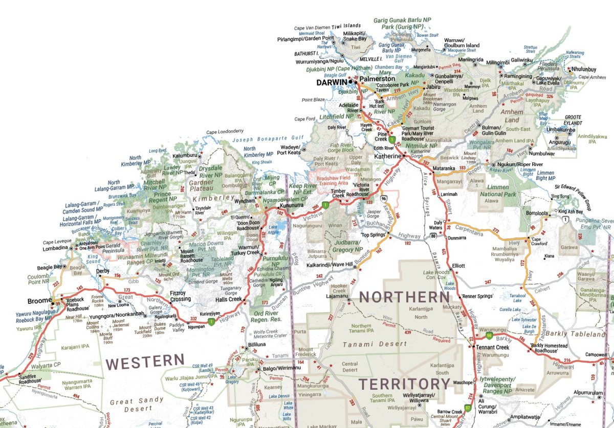 Map of Australia Decal - Large | Other - Packaging, Misc. | A247 Gear