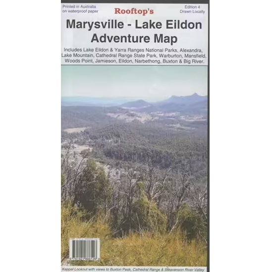 Marysville - Lake Eildon Adventure Map | Rooftop Maps | A247 Gear