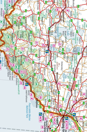 Melbourne to Adelaide Map | Hema Maps - Maps | A247 Gear