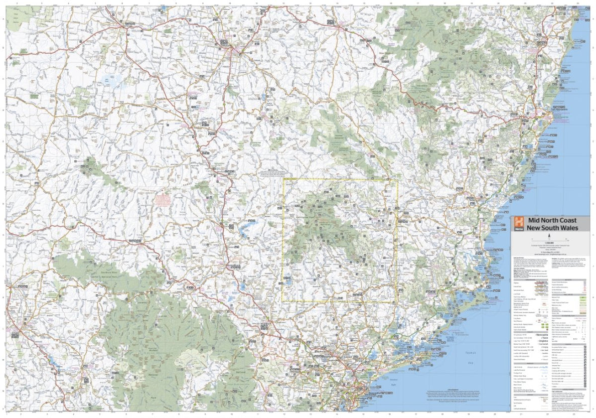 Mid North Coast New South Wales Map | Hema Maps - Maps | A247 Gear