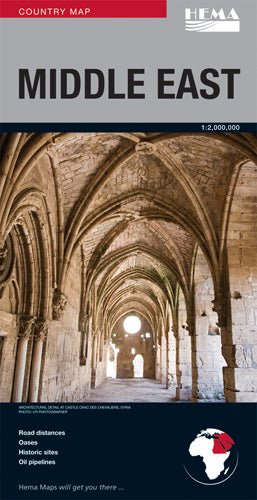 Load image into Gallery viewer, Middle East Deluxe Map | Hema Maps - Maps | A247 Gear
