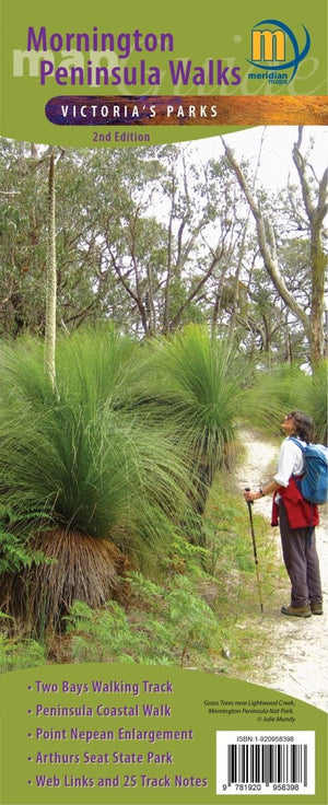 Mornington Peninsula Walks Map Guide | Meridian Maps | A247 Gear