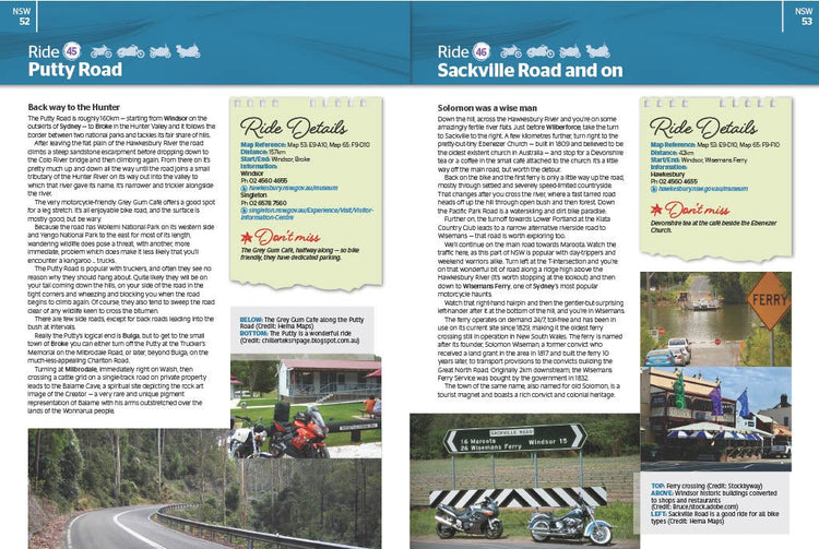 Motorcycle Adventures Top 200 Rides + Australia Road & 4WD Handy Atlas Bundle | Hema Maps - Books | A247 Gear