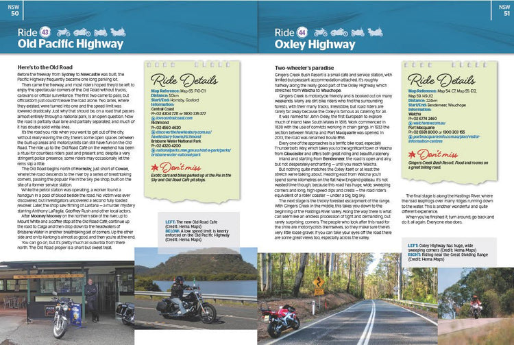 Motorcycle Adventures Top 200 Rides | Hema Maps - Books | A247 Gear