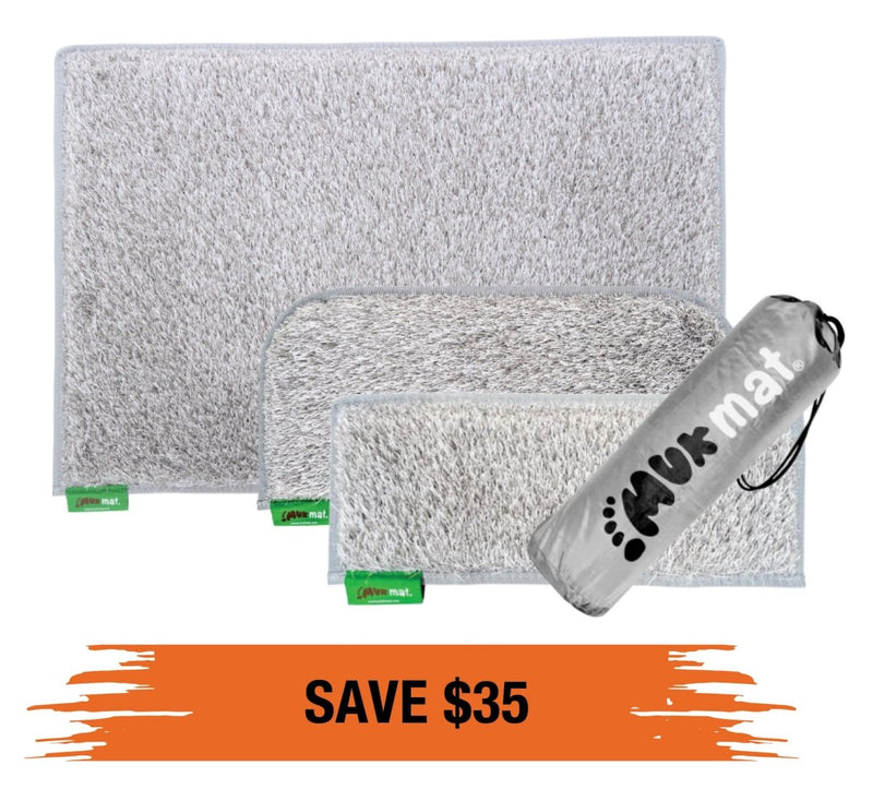 Load image into Gallery viewer, Muk Mat Medium Caravan Bundle in Light Grey | Muk Mat | A247 Gear

