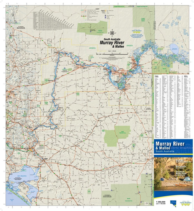 Murray River & Mallee Map | Cartographics | A247 Gear