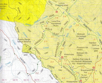 Namadgi - ACT South Activities Map | Rooftop Maps | A247 Gear