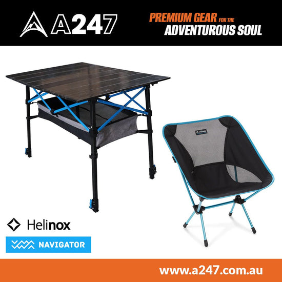 Navigator Table and Helinox Chair Bundle | Navigator | A247 Gear