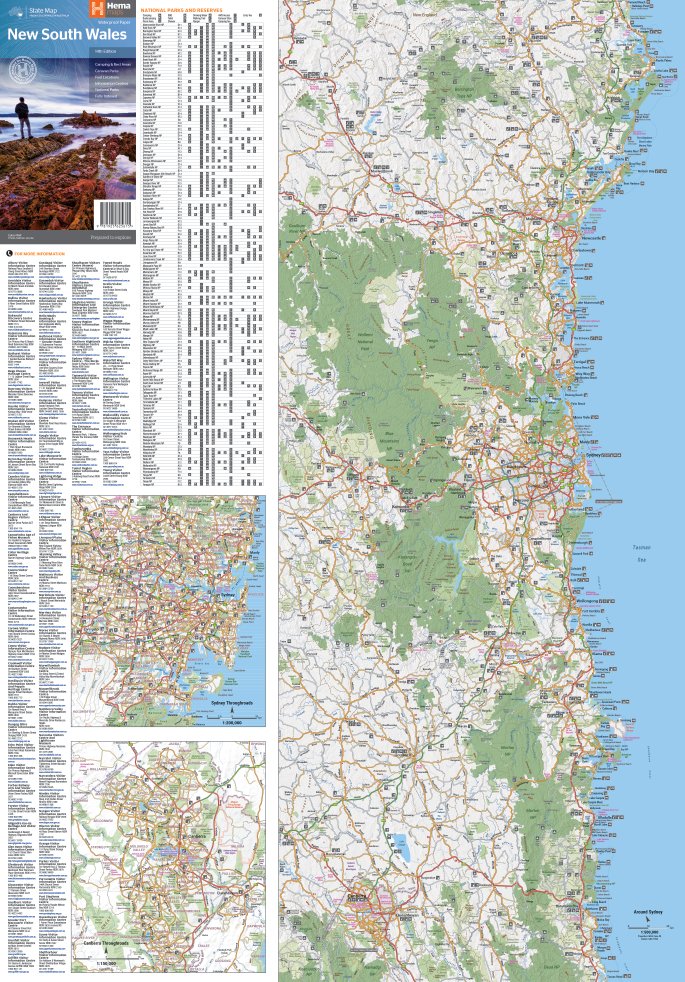 New South Wales State Map | Hema Maps - Maps | A247 Gear