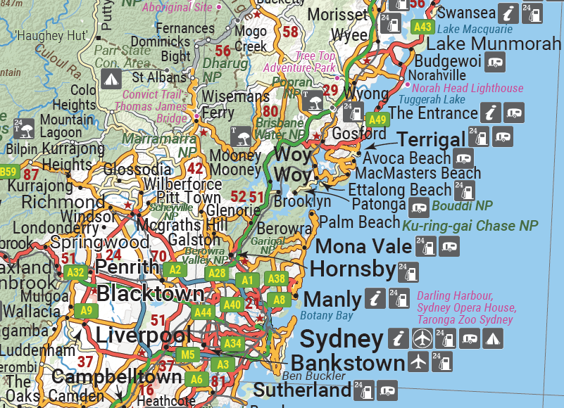 New South Wales State Map | Hema Maps - Maps | A247 Gear