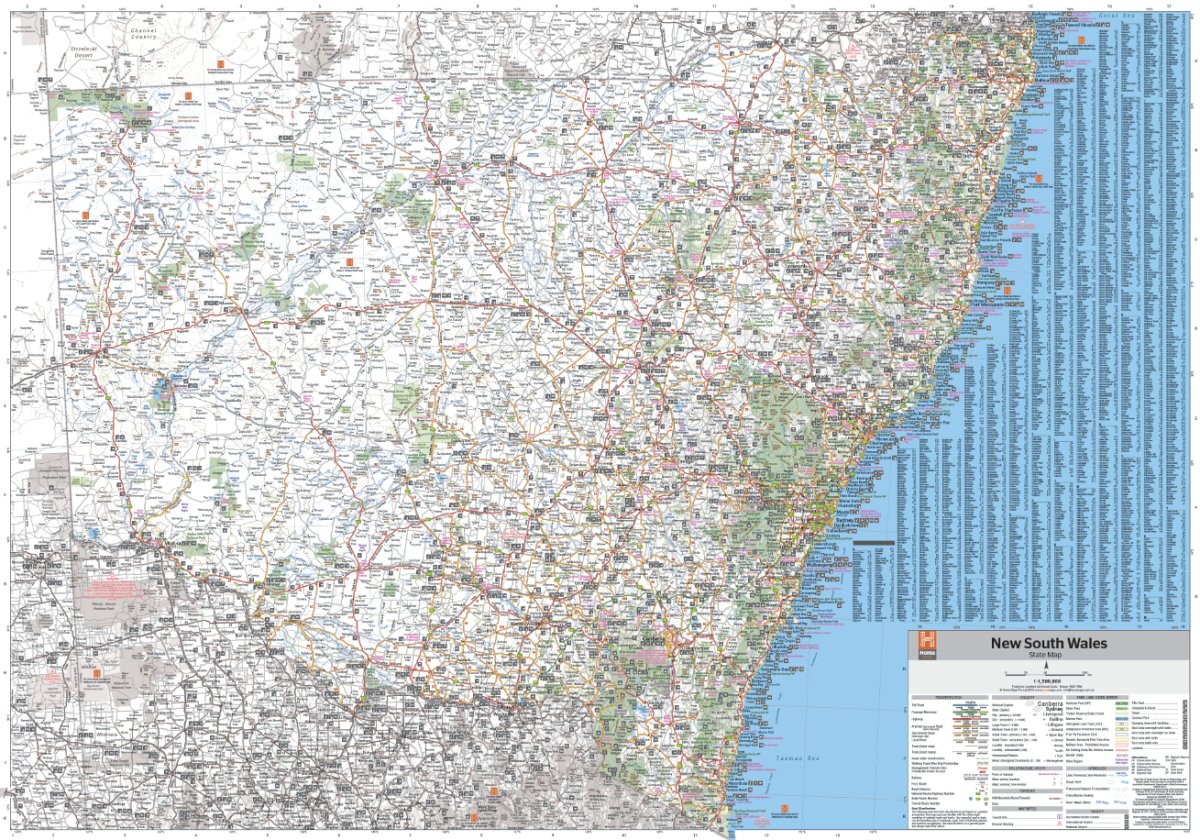 New South Wales State Map | Hema Maps - Maps | A247 Gear