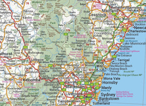 New South Wales State Wall Map | Hema Maps - Maps | A247 Gear