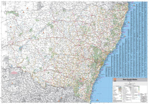New South Wales State Wall Map | Hema Maps - Maps | A247 Gear