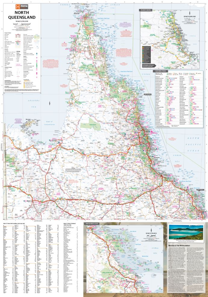 North Queensland Map | Hema Maps - Maps | A247 Gear