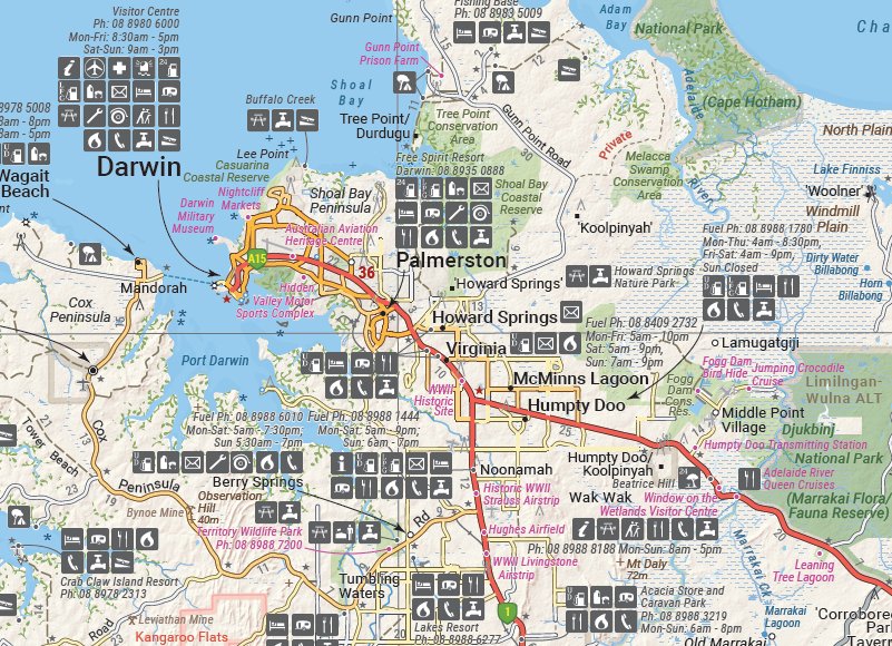 Northern Territory State Map | Hema Maps - Maps | A247 Gear